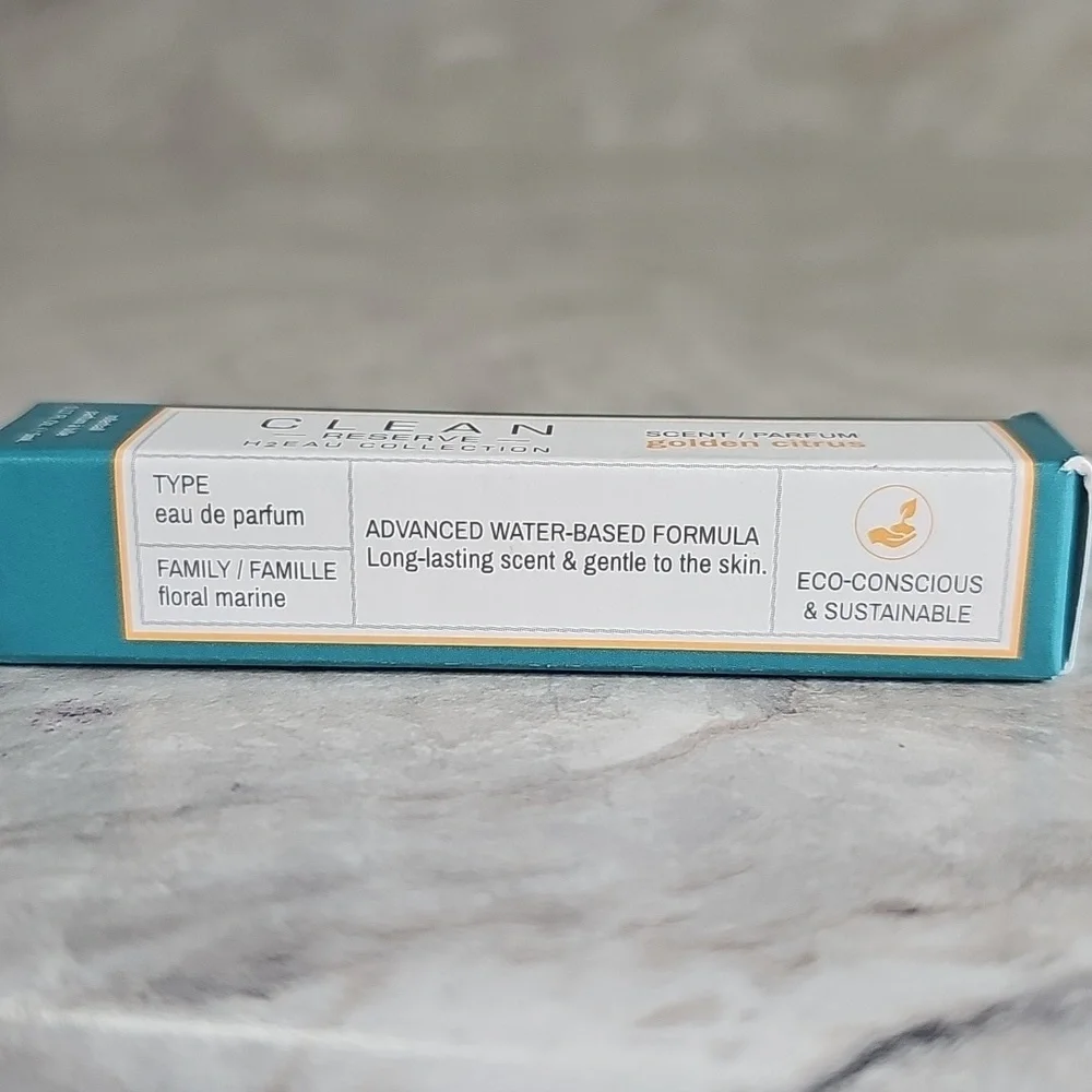 Clean Reserve h2eau‎ 5ml “golden citrus” (alcohol free) Rollerball